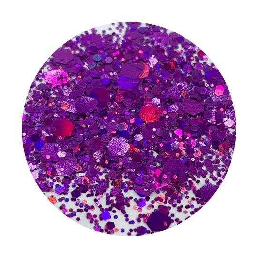 GLITTER: "Chunky Mix - Purple Holo"