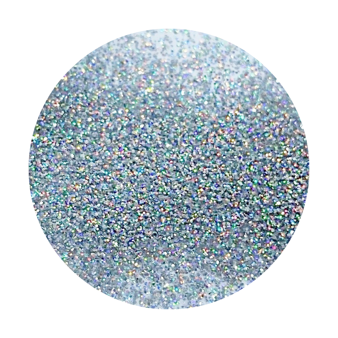 GLITTER: "Fine - Silver Holo"