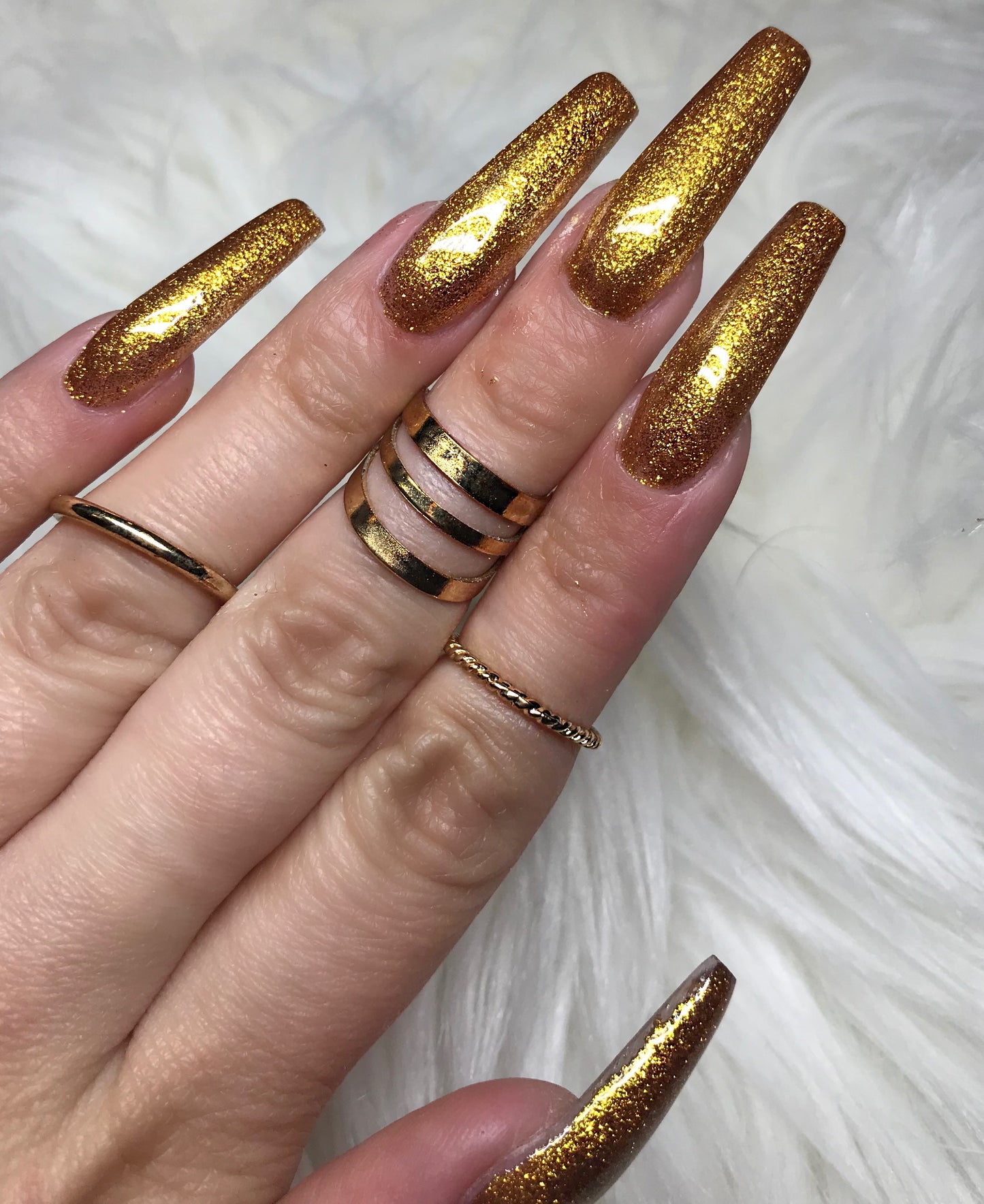 Glitter Gel: "Liquid Gold"