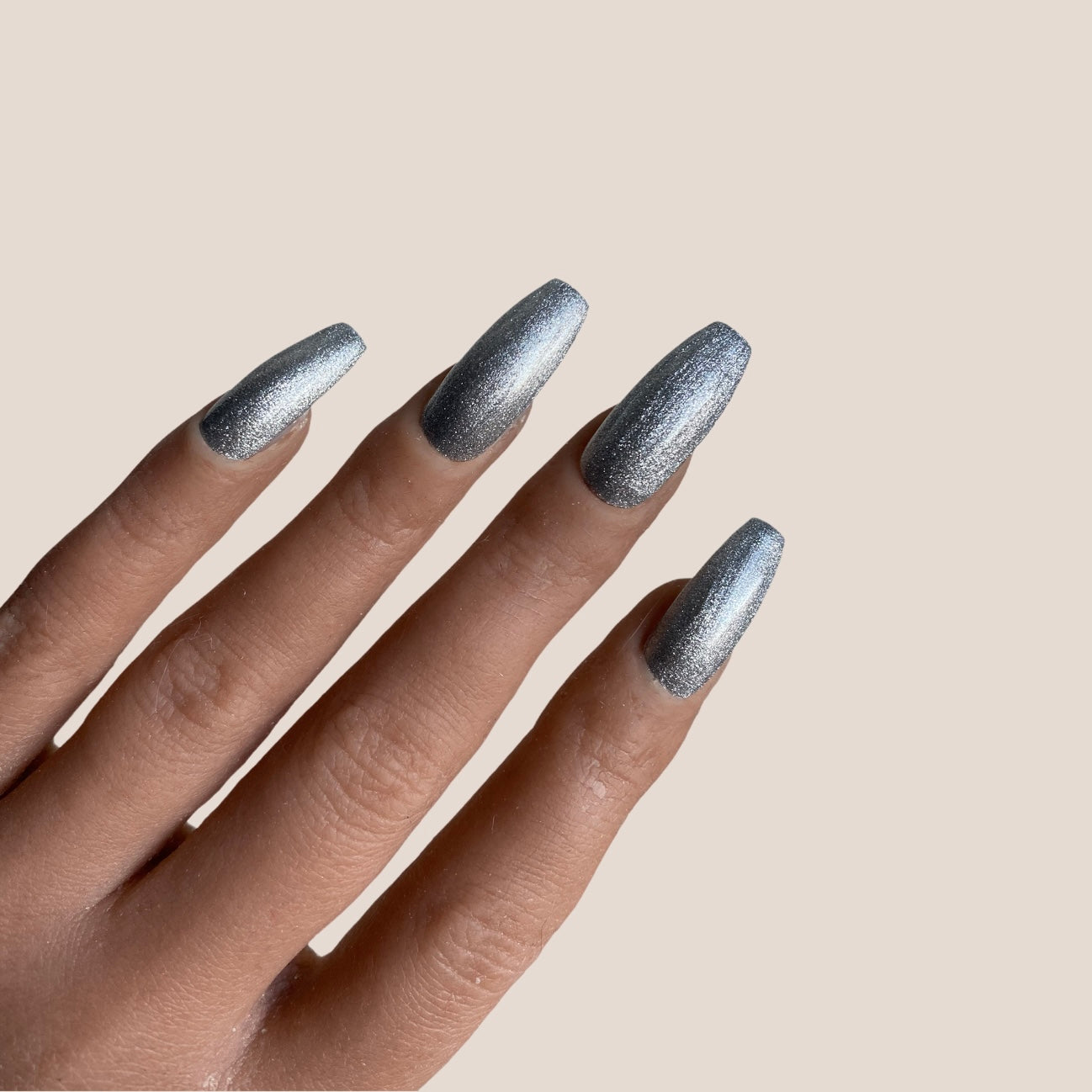 Gel Polish: "Silver Dust"