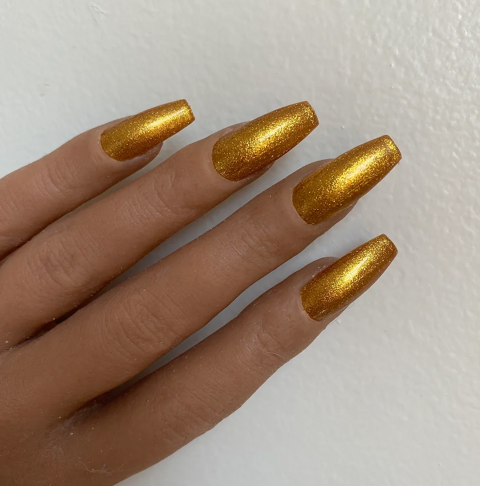 Glitter Gel: "Liquid Gold"